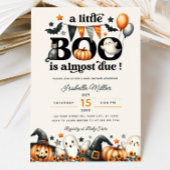 Little Boo Pumpkin Halloween Fall Baby Shower Einladung