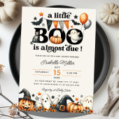 Little Boo Pumpkin Halloween Fall Baby Shower Einladung