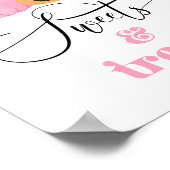 Little Boo rosa Geist Halloween Süßigkeiten und Le Poster (Ecke)