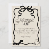 Little Boo Schnuller Hunt Baby Shower Game Einladung (Vorderseite)