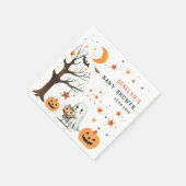 Little BOO Star Pattern Halloween Baby Dusche Serviette (Ecke)