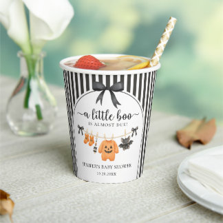 Little Boo Wäscheleine Baby Shower Pappbecher