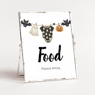 Little Boo Wäscheleine Food-Schild Poster