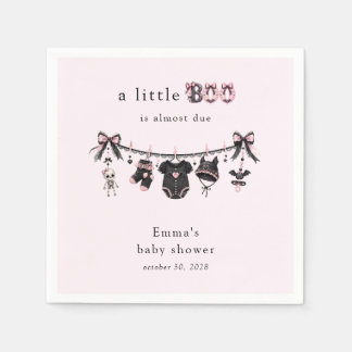 Little Boo Wäscheleine Mädchen Baby-Party Serviette