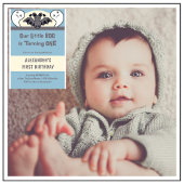 Little Boo Wende ein Niedliches Halloween 1. Gebur Einladung