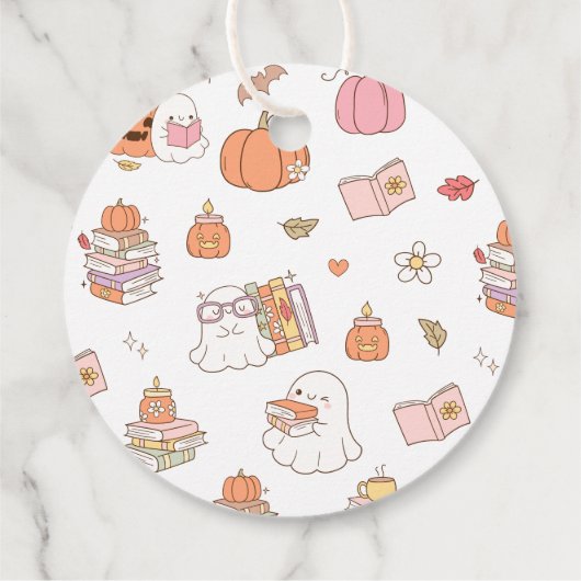 Little Boo Whimsical Neues Kapitel Danke Geschenkanhänger (Rückseite)