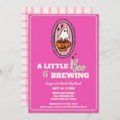 Little Boo wird Brunch Babydusche zubereiten Einladung (Vorne/Hinten)