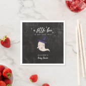 Little Boo Witch Ghost Baby Shower Serviette (Beispiel)