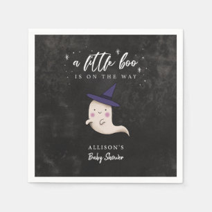Little Boo Witch Ghost Baby Shower Serviette