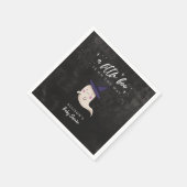 Little Boo Witch Ghost Baby Shower Serviette (Ecke)