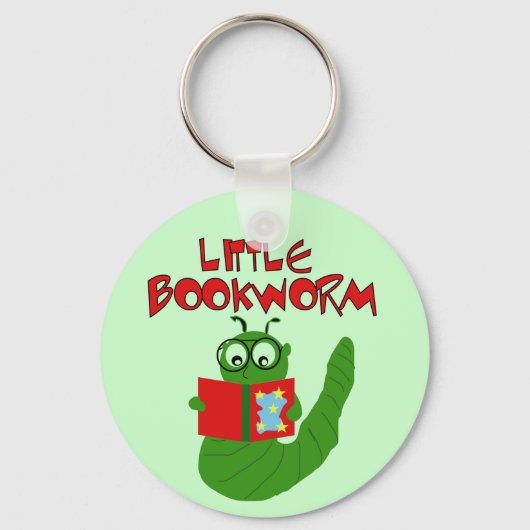 Little Bookworm Tshirts und Geschenke Schlüsselanhänger (Vorderseite)