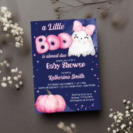 Little Boom Halloween Baby Girl Dusche I Einladung
