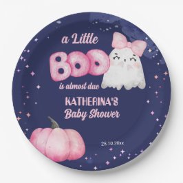 Little Boom Halloween Baby Girl Dusche Pappteller