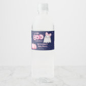 Little Boom Halloween Mädchen Dusche Wasserflaschenetikett (Vorderseite)