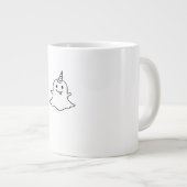 Little Boonicorn Trendy Unique Jumbo-Tasse (Vorderseite Rechts)