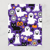 Little Bos Halloween Baby Dusche danke Karte (Rückseite)