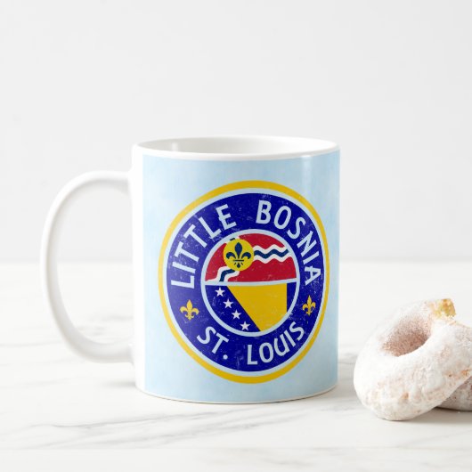 Little Bosnien St. Louis Tasse (Mit Donut)