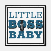 Little Boss Baby Personalized Magnet (Vorne)