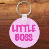 Little Boss - Rosa Hemden und Geschenke Schlüsselanhänger (Vorderseite)
