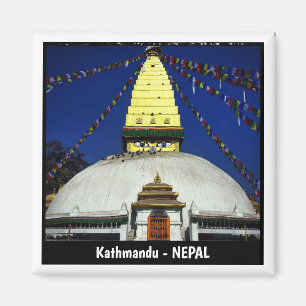 Little Boudhanath Stupa, Kathmandu, Nepal Magnet