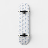 Little Bow Blue Skateboard (Vorderseite)