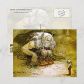 Little Boy and Troll Postkarte (Vorne/Hinten)