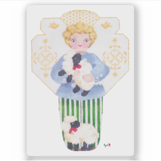 Little Boy Angel Sticker (Vorderseite)