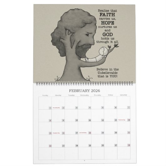 Little Boy Arres Words 2022 (Large) Calendar Kalender (Feb 2026)