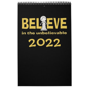 Little Boy as the I in Believe 2022 Calendar Kalender
