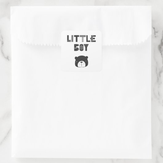 Little Boy | Baby Bear | Aufkleber (Tasche)