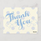 Little Boy Blue Baby Dusche, Danke, Karten (Rückseite)