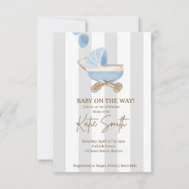 Little Boy Blue Dusche Einladung