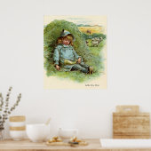 Little Boy Blue Kinderzimmer Rhyme Poster (Küche)