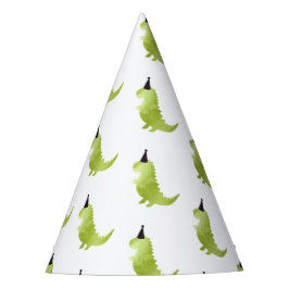 Little Boy Dinosaur Theme Dino Green und Black Hat Partyhütchen