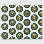 Little Boy Elf Xmas Magic Geschenkpapier (Flach)