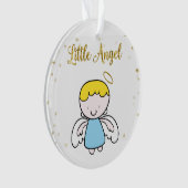 Little Boy-Engels-Schein Ornament (Vorderseite)