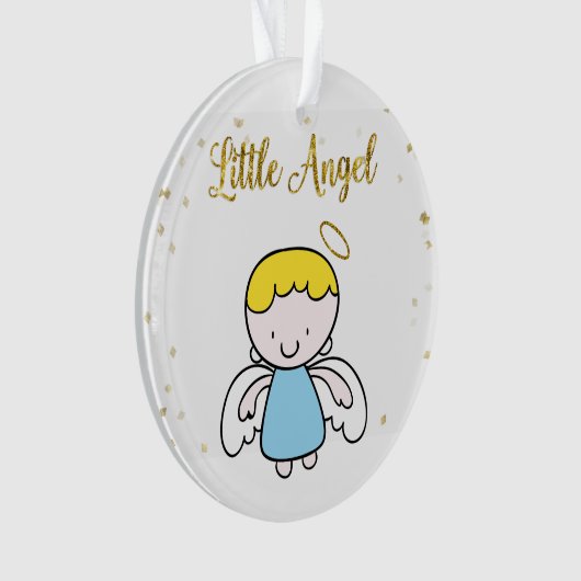 Little Boy-Engels-Schein Ornament (Vorderseite)
