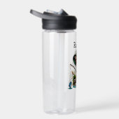 Little Boy Fishing Cartoon Personalisiert Trinkflasche (Rechts)