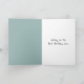 Little Boy Fishing Geburtstag Karte (Innenseite)