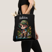 Little Boy Fishing Personalisiert Tasche (Von Nahem)