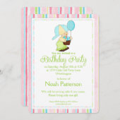 Little Boy Geburtstagsparty Einladung Country Boy  (Vorne/Hinten)