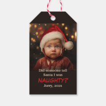 Little Boy Naughty List Fun Foto