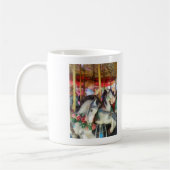 Little Boy on Carousel Kaffeetasse (Links)