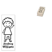 Little Boy Personalisiert Rubber Briefmarke Gummistempel (Stempel)