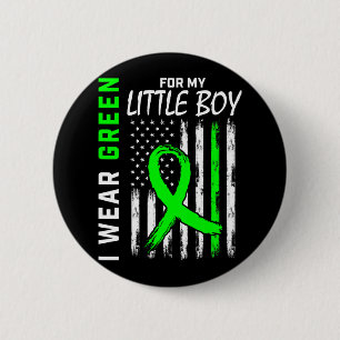 Little Boy Son Nierenerkrankung Zerebral Palsy Awa Button