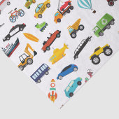 Little Boy Things That Move Vehicle Cars Kid Seidenpapier (Detail)