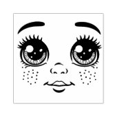 Little Boys Doll Face Freckles Tinte Original Art Gummistempel (Prägung)