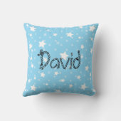 Little Boy's Longhorn Steer Throw Kissen (Rückseite)