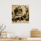 Little Boys Orchestra - Vintages Stereoview Poster (Küche)