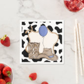 Little Boys Rodeo Geburtstagsparty Napkins Serviette (Beispiel)